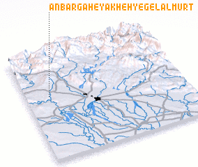 3d view of Anbārgah-e Yakheh-ye Gelāl Mūrt