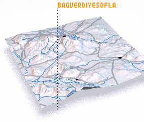 3d view of Bagverdī-ye Soflá