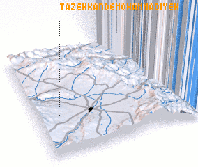 3d view of Tāzeh Kand-e Moḩammadīyeh