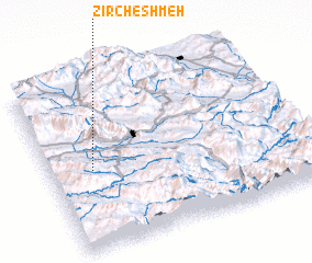 3d view of Zīrcheshmeh