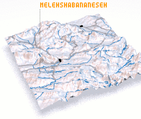 3d view of Meleh Shabānān-e Seh