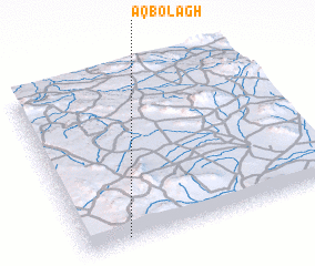 3d view of Āq Bolāgh