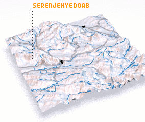 3d view of Serenjeh-ye Doāb