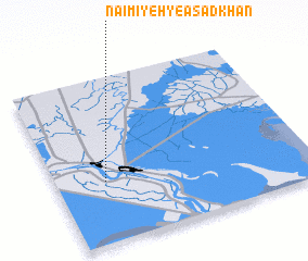 3d view of Na‘īmīyeh-ye Asad Khān