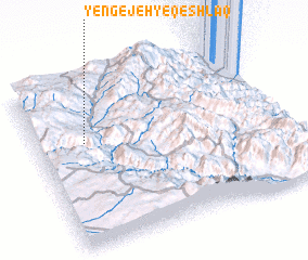 3d view of Yengejeh-ye Qeshlāq