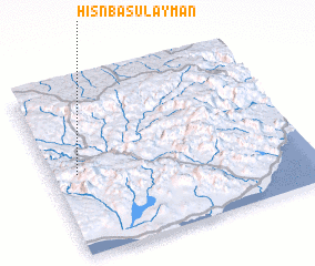 3d view of Ḩişn Bā Sulaymān