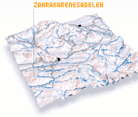 3d view of Zahrā Kār-e Nesādeleh