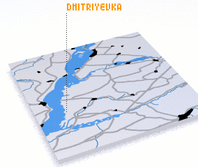 3d view of Dmitriyevka