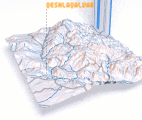 3d view of Qeshlāq Alvār