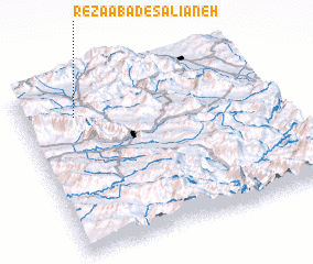 3d view of Reẕāābād-e Salīāneh