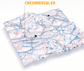 3d view of Cheshmeh Şāleḩ