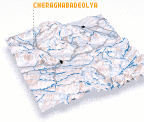 3d view of Cherāghābād-e ‘Olyā