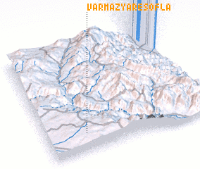 3d view of Varmazyār-e Soflá