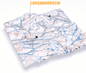 3d view of Choghā Horūshī