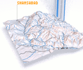 3d view of Shamsābād