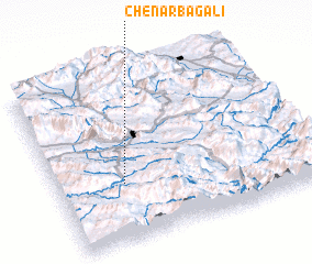 3d view of Chenār Bagālī