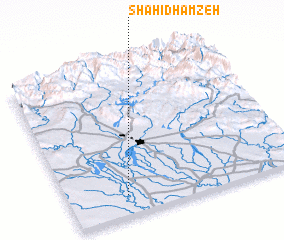 3d view of Shahīd Ḩamzeh