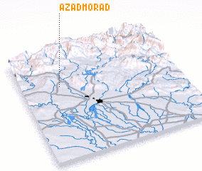 3d view of Āzād Morad