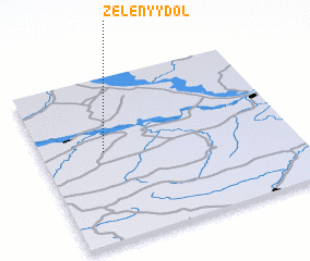 3d view of Zelënyy Dol