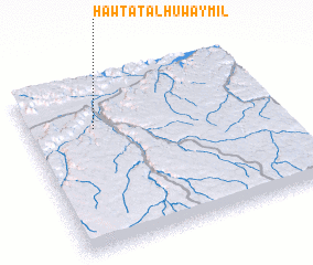 3d view of Ḩawţat al Ḩuwaymil