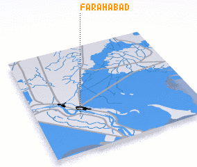 3d view of Faraḩābād