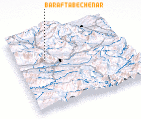 3d view of Barāftāb-e Chenār