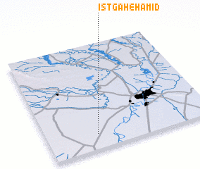 3d view of Īstgāh-e Ḩamīd