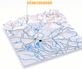 3d view of Deh Ashkanān