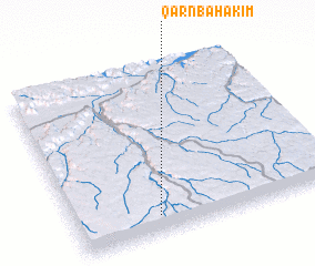 3d view of Qarn Bā Ḩakīm