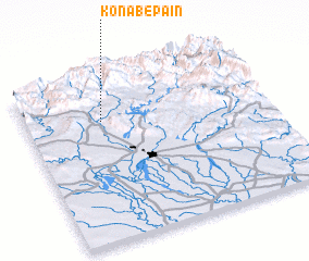 3d view of Konāb-e Pā\