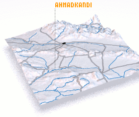 3d view of Aḩmad Kandī