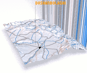 3d view of Dūshān Bolāghī