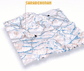 3d view of Sarāb-e Honām