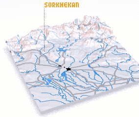 3d view of Sorkhekān