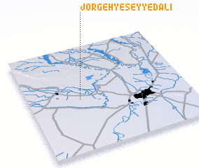 3d view of Jorgeh-ye Seyyed ‘Alī