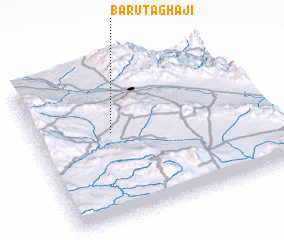 3d view of Bārūt Āghājī