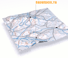 3d view of Rāvand-e ‘Olyā