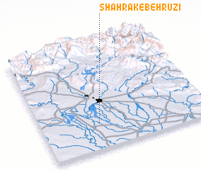 3d view of Shahrak-e Behrūzī