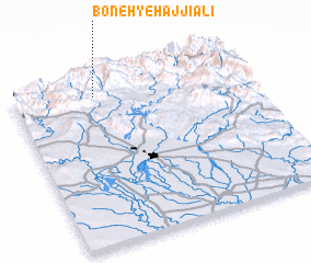 3d view of Boneh-ye Ḩājjī ‘Alī