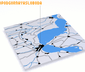 3d view of Konno-Podgornaya Sloboda