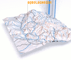 3d view of Āqbolāgh-e Gīvī