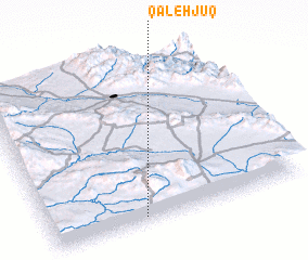 3d view of Qal‘eh Jūq