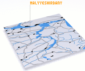 3d view of Malyye Shirdany