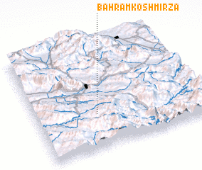 3d view of Bahrām Kosh Mīrzā