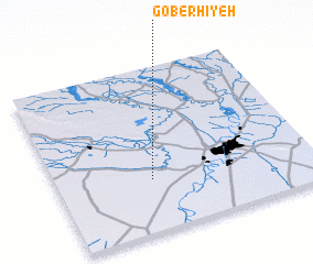 3d view of Goberḩīyeh