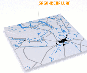 3d view of Sagowr-e Ḩallāf