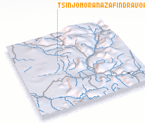 3d view of Tsinjomorana-Zafindravoay