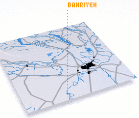 3d view of Baḩrīyeh