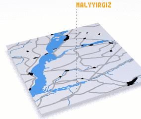 3d view of Malyy Irgiz