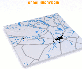 3d view of ‘Abdol Khān-e Pā\